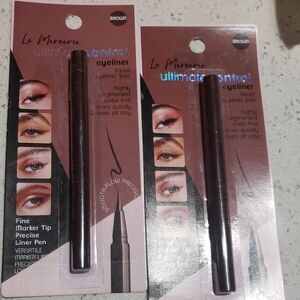 (2) Le Mercerie Liquid Brown Ultimate Control Eyeliners. NIP